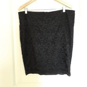 Torrid Lace Pencil Skirt Black Size 16
